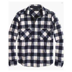 Buffalo check shirt-jacket